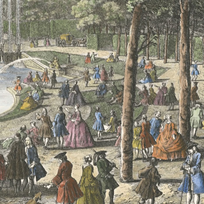 Neptune’s fountain (Château de Versailles) - Une estampe d’après Jacques Rigaud