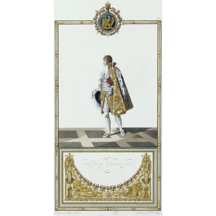 French prince - Une estampe d’après Jean-Baptiste Isabey
