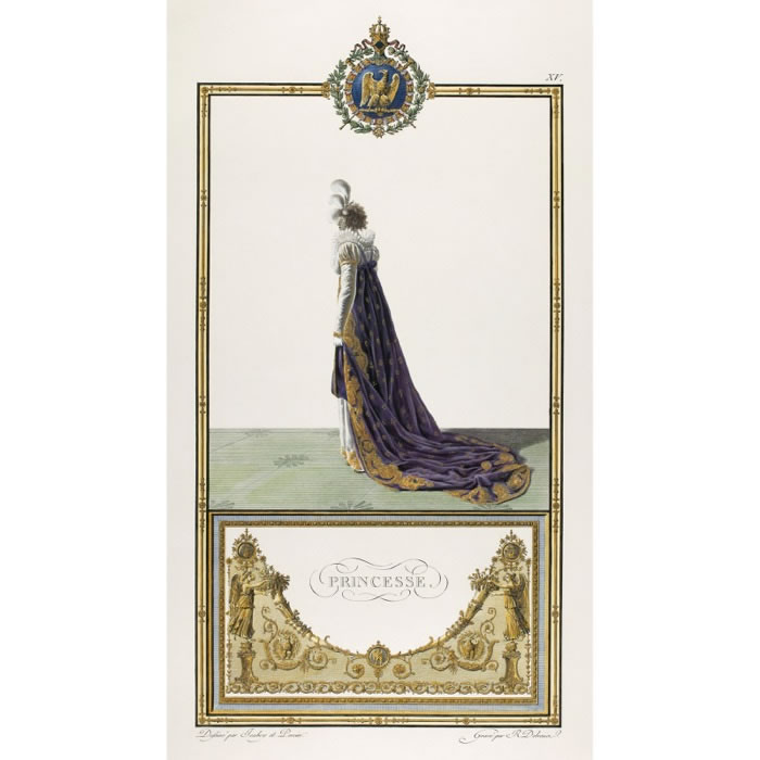Princess - Une estampe d’après Jean-Baptiste Isabey