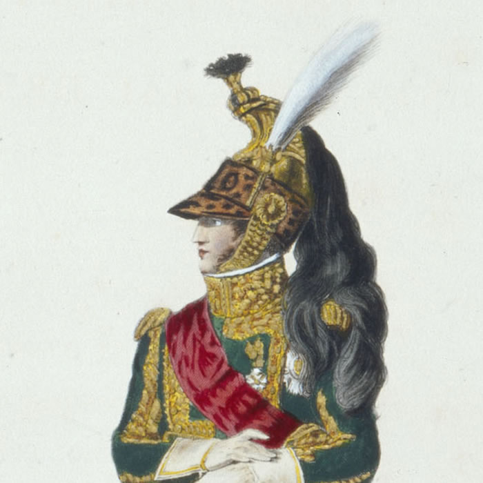 Colonel général des dragons - Une estampe d’après Jean-Baptiste Isabey