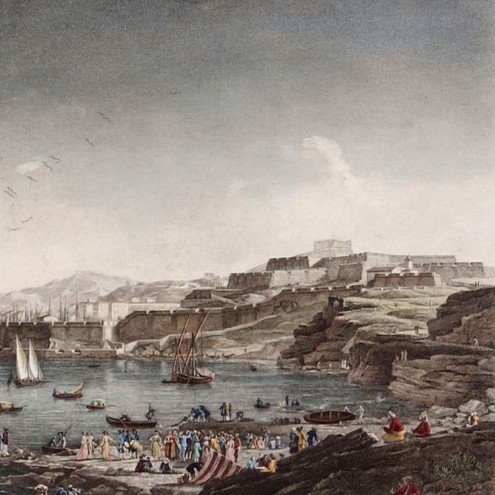L’entrée du port de Marseille (1754) - Une estampe d’après Joseph Vernet
