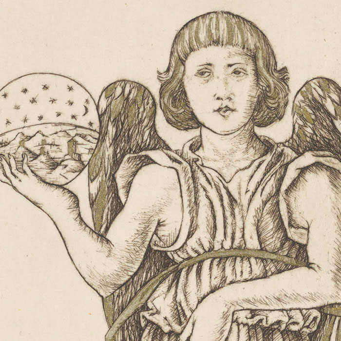 Cosmico, carte 33 - Une estampe d’après Andrea Mantegna