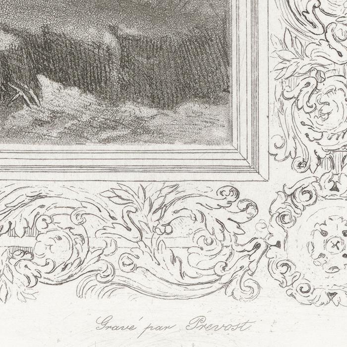 Napoleon Bonaparte, First Consul, crossing the Alps in May 1800 - Une estampe d’après Jacques Louis David