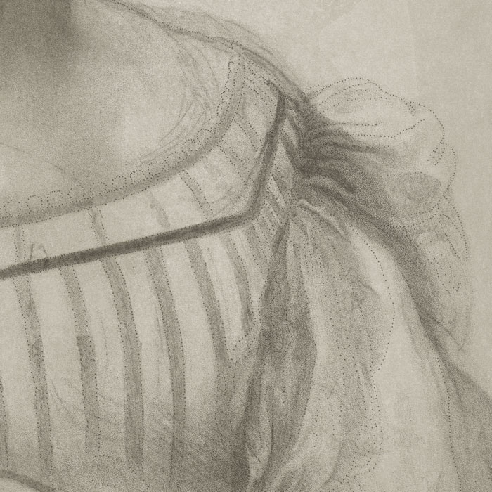 Portrait d’Isabelle d’Este - Une estampe d’après Léonard de Vinci