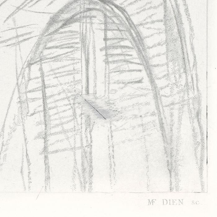 Étude pour sainte Catherine d’Alexandrie - Une estampe d’après  Raphaël