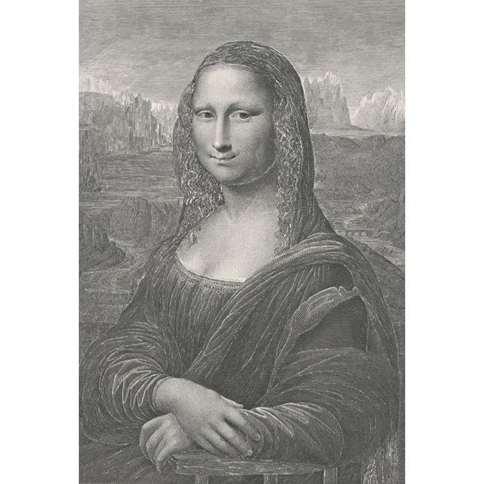 monas様 Buy old prints and engravings from Leonardo da Vinci: The portrait