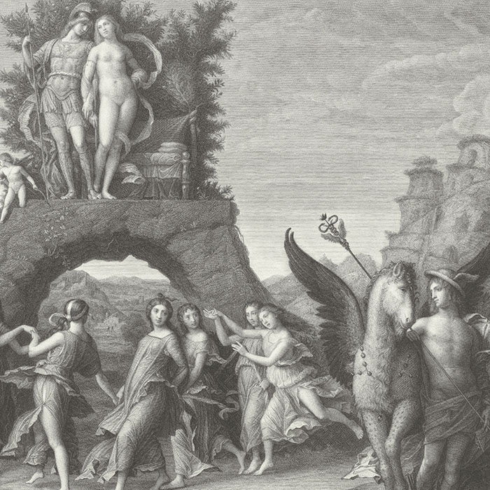 The Parnasse - Une estampe d’après Andrea Mantegna