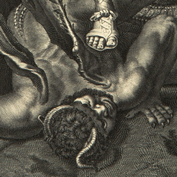 Saint Michael slaying the dragon