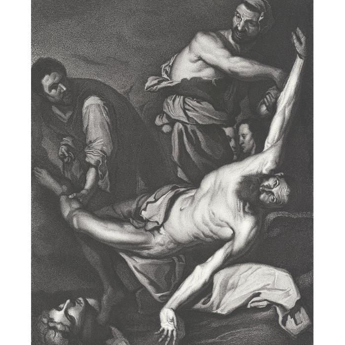 The Martyrdom of Saint Bartholomew - Une estampe d’après José de Ribera