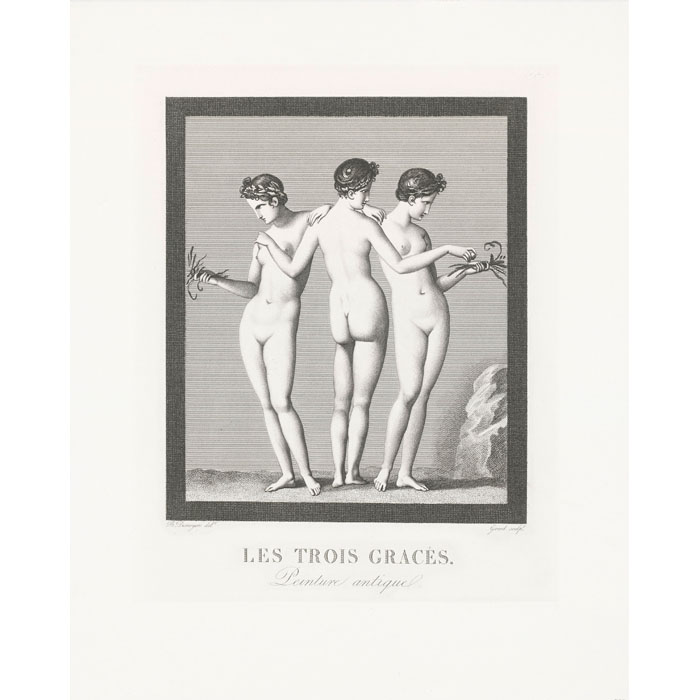 The Three Graces - Une estampe d’après Auguste Boucher-Desnoyer