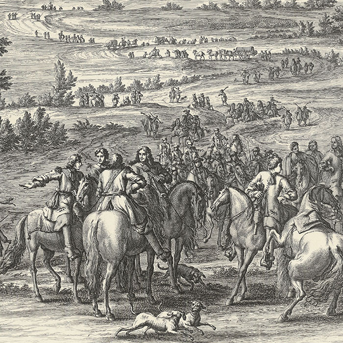 View of Tournai (In two plates) - Une estampe d’après Adam Frans van Der Meulen