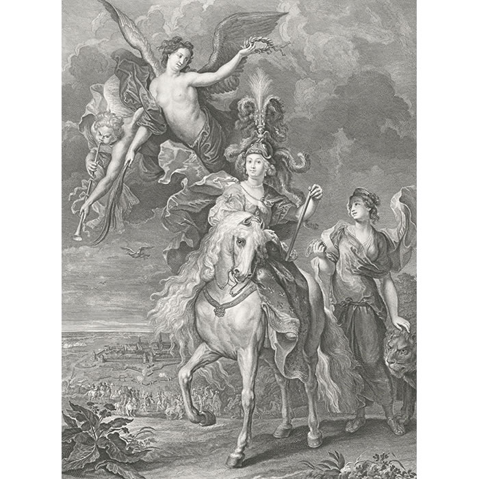 Le voyage de la reine aux Ponts-de-Cé - Une estampe d’après Petrus Paulus Rubens