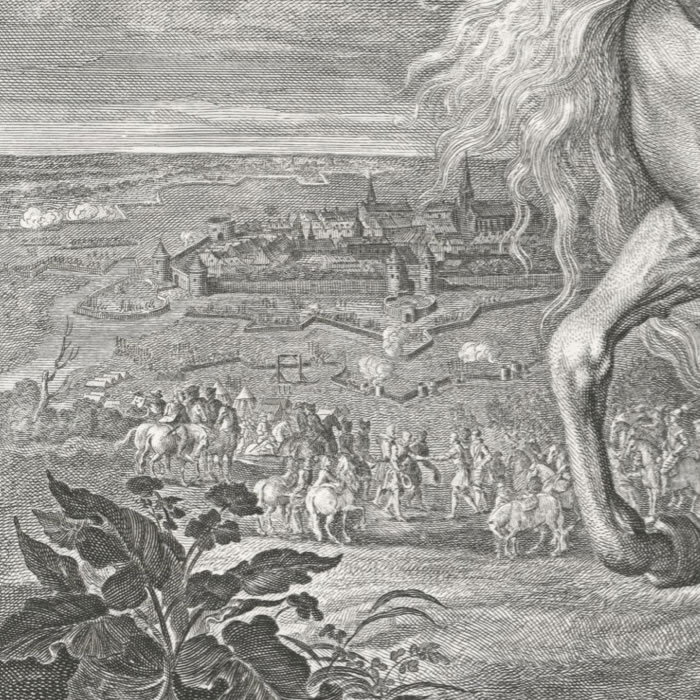 Le voyage de la reine aux Ponts-de-Cé - Une estampe d’après Petrus Paulus Rubens