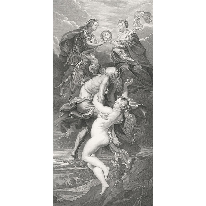 Time discovers Truth  - Une estampe d’après Peter Paul Rubens