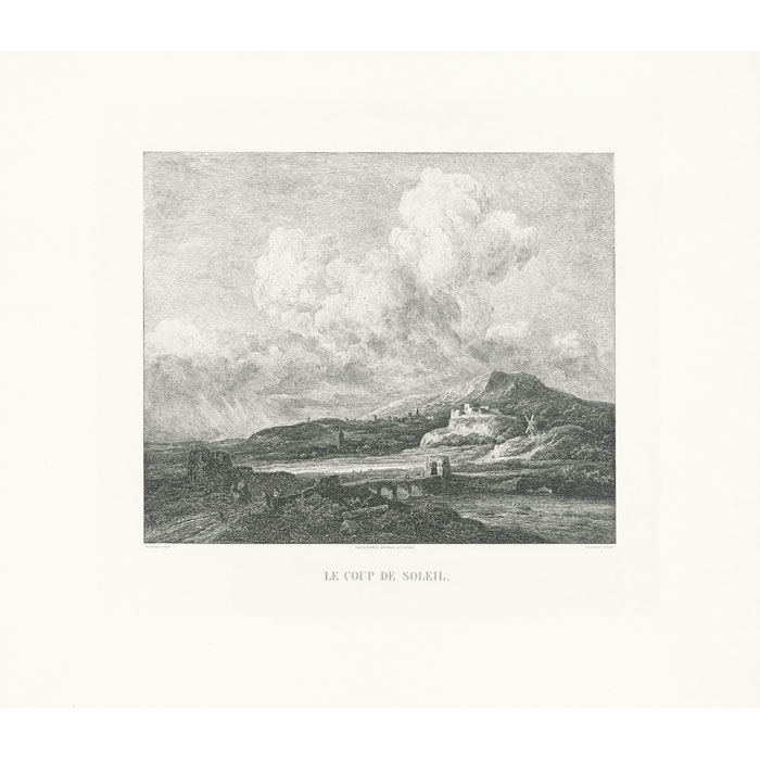Le coup de soleil - Une estampe d’après Jacob Isaacksz Van Ruisdael