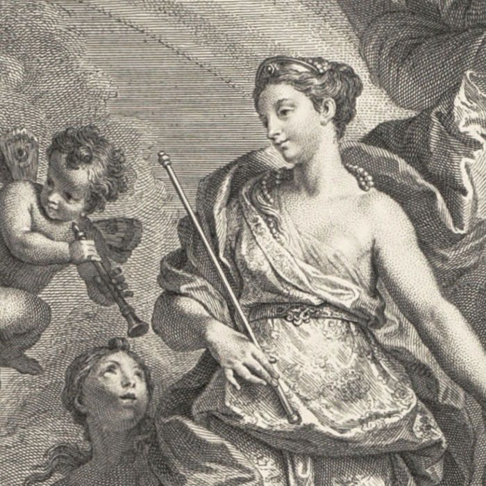 L’Air : Junon ordonne à Eole de déchaîner les vents - Une estampe d’après Louis de Boullongne