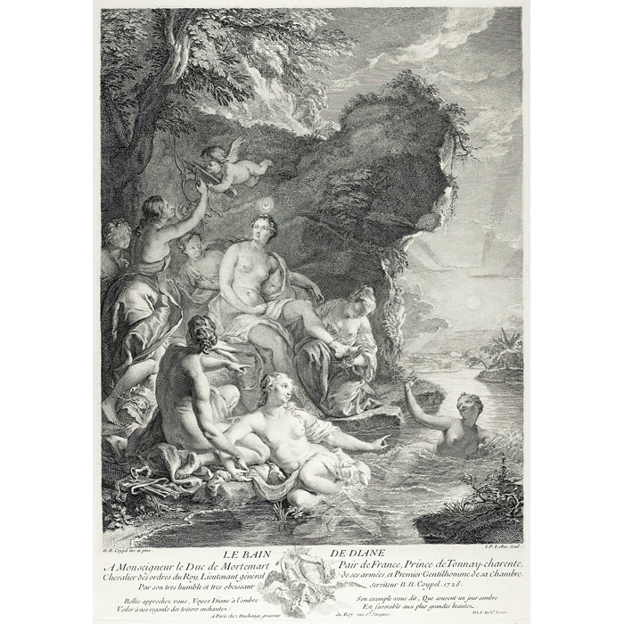 Diane’s Bath - Une estampe d’après Noël Coypel