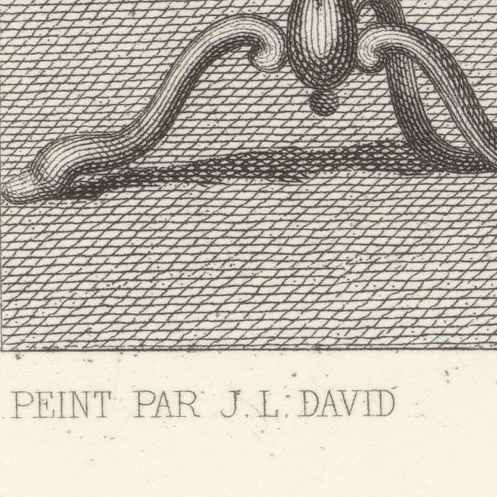 Madame Récamier - Une estampe d’après Jacques Louis David