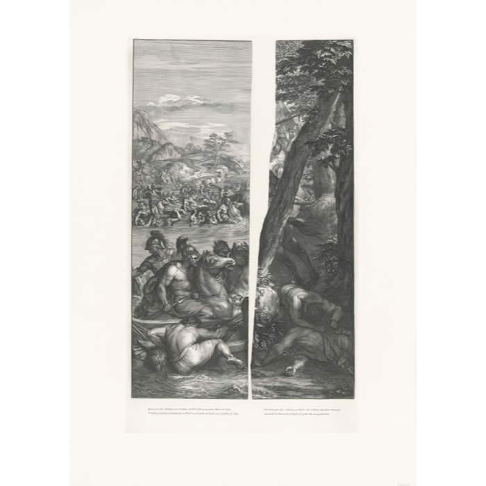 Le Passage du Granique - Une estampe d’après Charles Le Brun