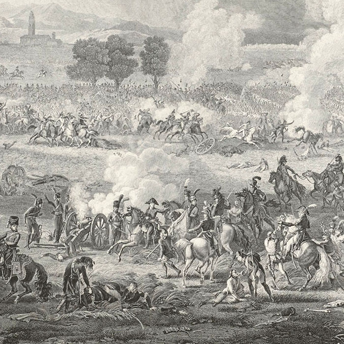 The Battle of Marengo (June 14, 1800) - Une estampe d’après Louis François Lejeune