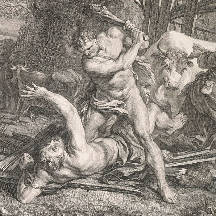 Céphale enlevé par l’Aurore - Une estampe d’après François Lemoyne