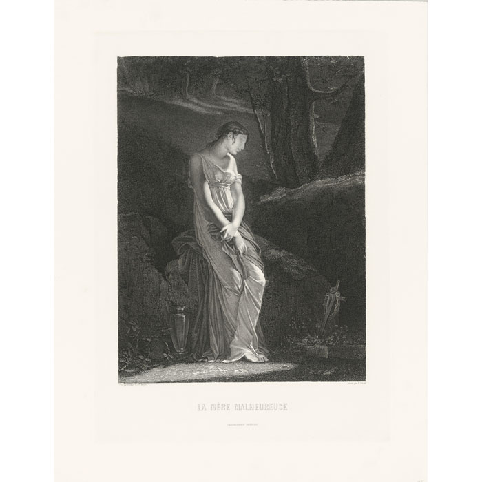 La mère infortunée - Une estampe d’après Constance Mayer