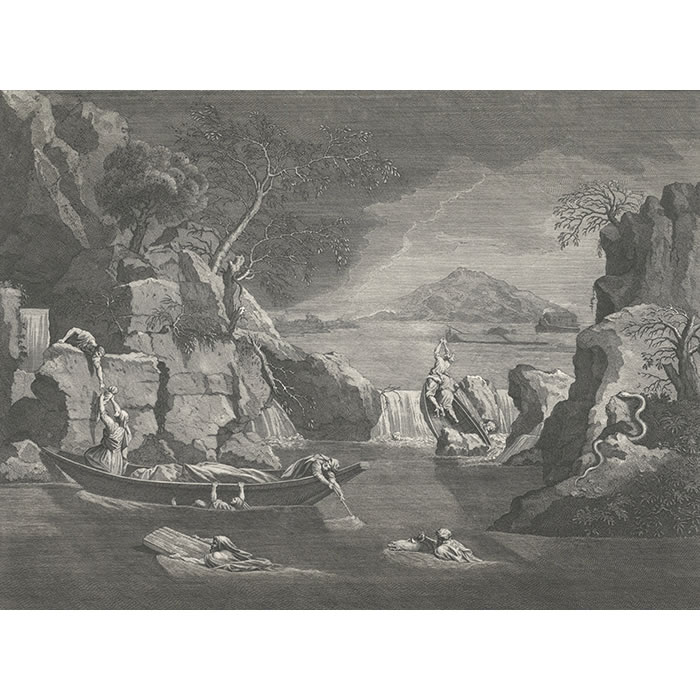 L’Hiver, ou le Déluge - Une estampe d’après Nicolas Poussin
