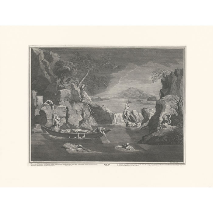 L’Hiver, ou le Déluge - Une estampe d’après Nicolas Poussin