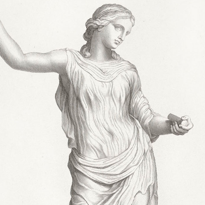 Statue antique d’une femme