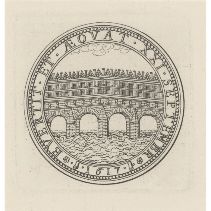 Medallion of Louis XIII, minted in 1617  - Une estampe d’après Sébastien  Le Clerc the elder