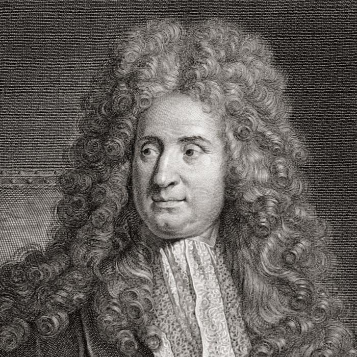 Jules-Hardouin Mansart - Une estampe d’après Jean-François de Troy