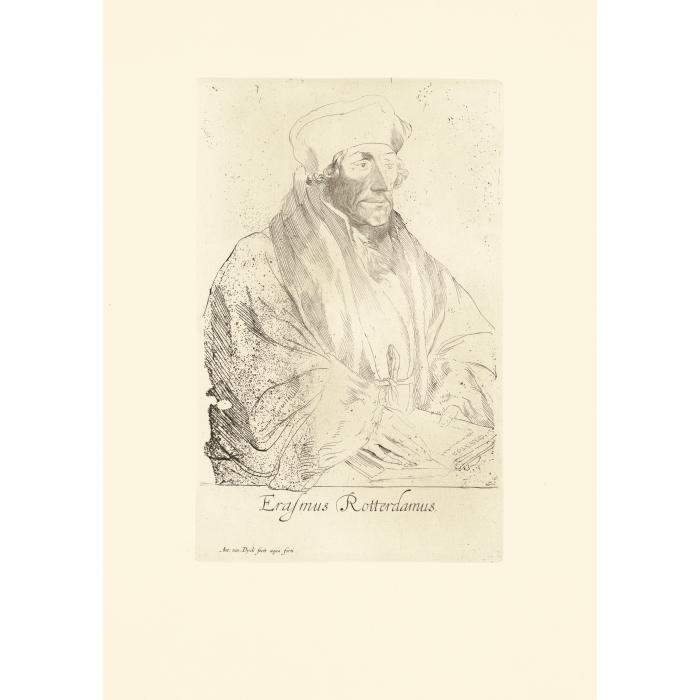Erasme - Une estampe d’après Hans Holbein the Younger