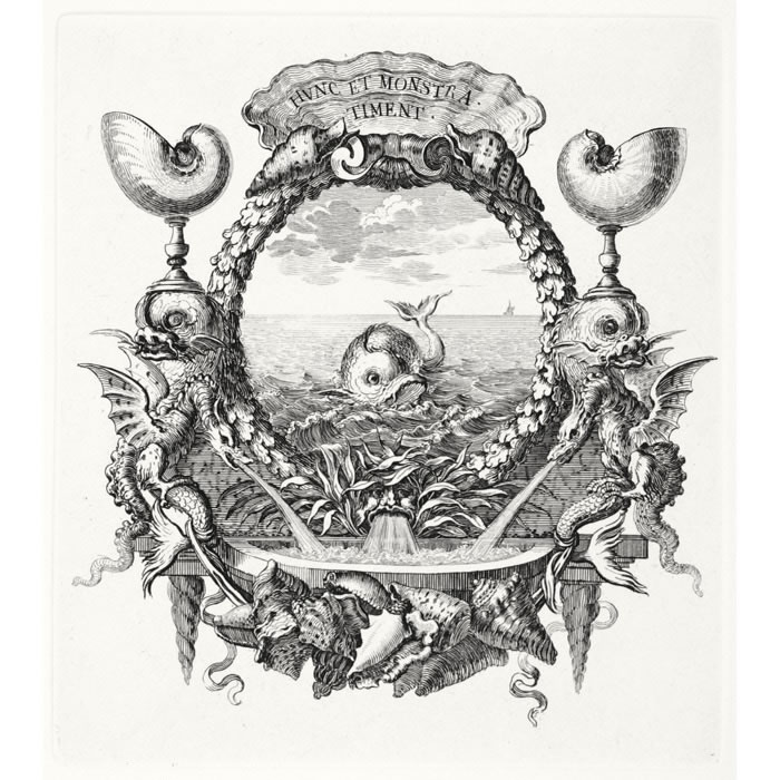 Water: hunc et monstra timent - Une estampe d’après Jacques Bailly