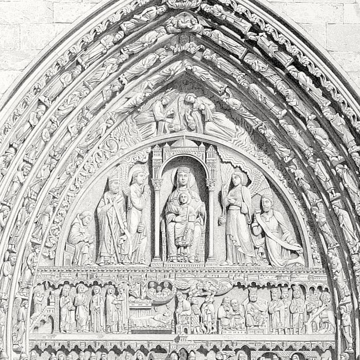 Church of Notre-Dame; Saint Anne’s Gate - Une estampe d’après Emile Boeswillwald