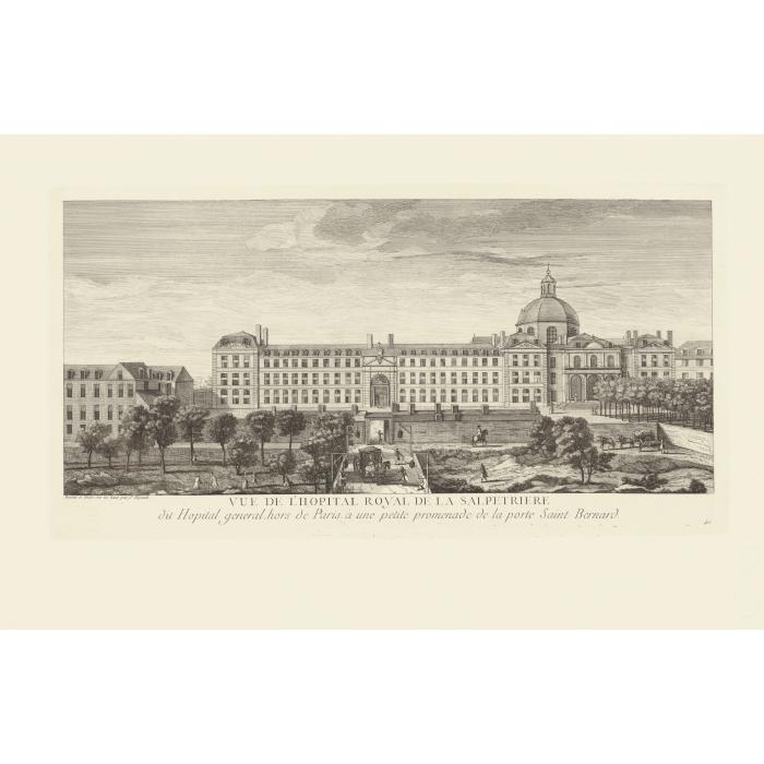 View of the Hôpital royal de la Salpétrière, known as the Hôpital Général (General Hospital)