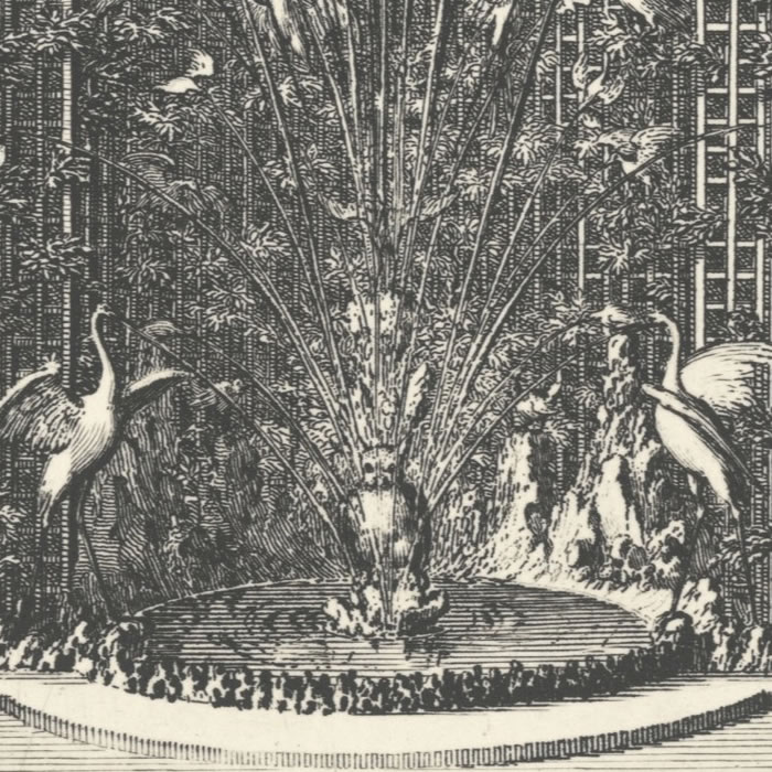 Le Duc et les Oiseaux - Une estampe d’après Sébastien  Leclerc