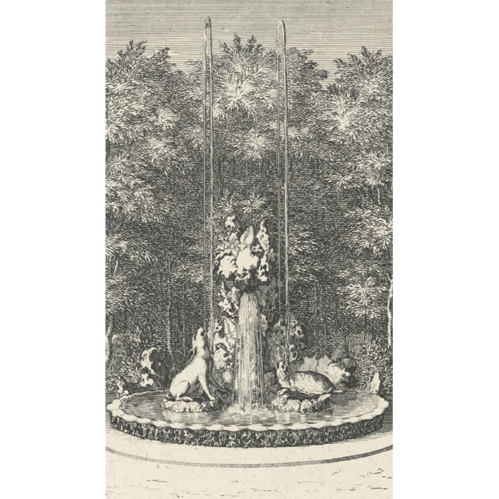 The Tortoise and the Hare - Une estampe d’après Sébastien  Le Clerc the elder