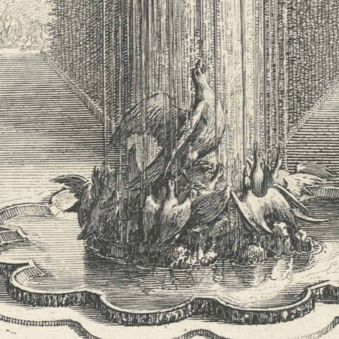 The Kite and the Birds - Une estampe d’après Sébastien  Le Clerc the elder