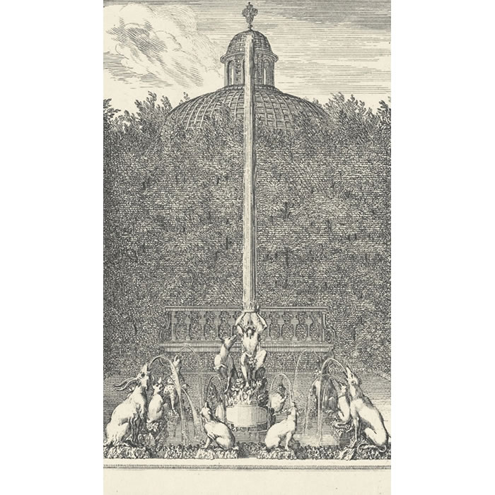 Le Singe Roy - Une estampe d’après Sébastien  Leclerc