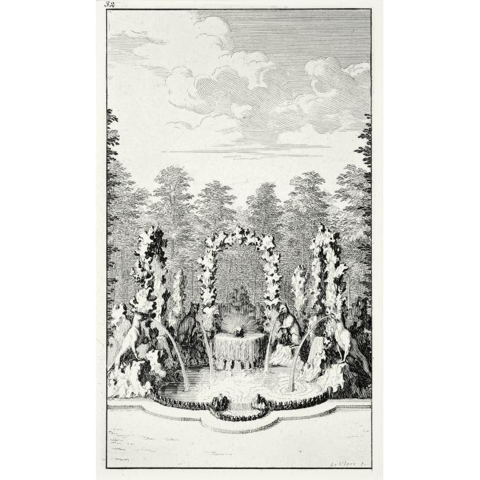 The Wolf and the Porcupine - Une estampe d’après Sébastien Le Clerc the elder