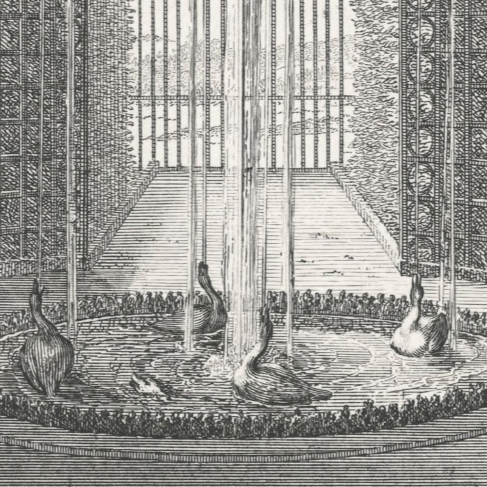 Les Cannes et le Barbet - Une estampe d’après Sébastien Leclerc