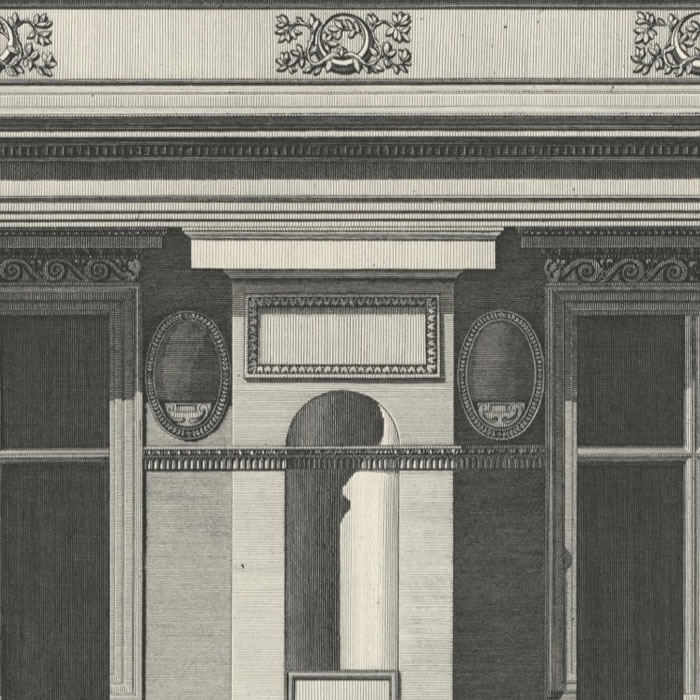 Forecourt of the courtyard of the Château d’Ecouen - Une estampe d’après Louis-Pierre Baltard