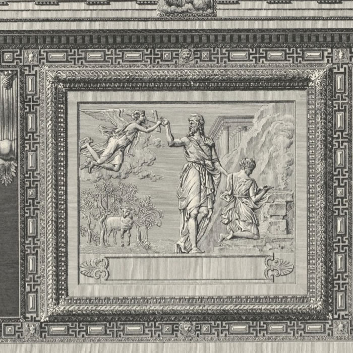 Geometric elevation of the high altar in the chapel at the Château d’Ecouen - Une estampe d’après Louis-Pierre Baltard