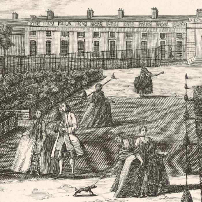 The Château of La Muette - Une estampe d’après Jacques Rigaud