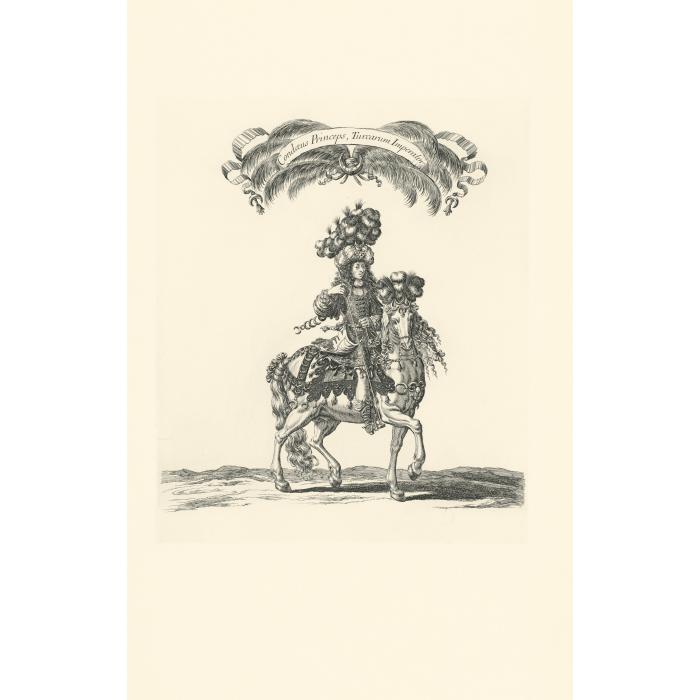 Third quadrille: The Prince of Condé, Emperor of the Turks - Une estampe d’après François Chauveau