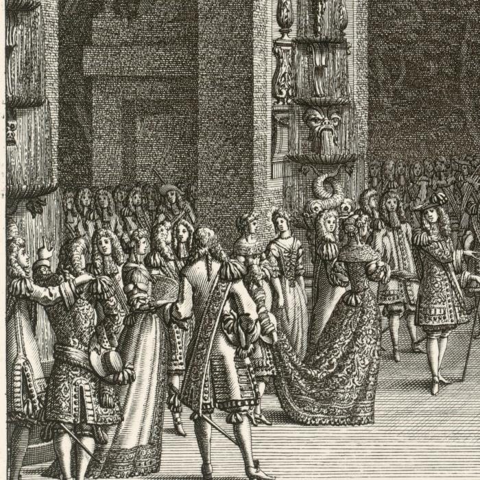 Festin - Une estampe d’après Jean Lepautre
