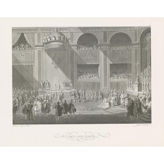 Les Onctions - Une estampe d’après Jean-Baptiste Isabey