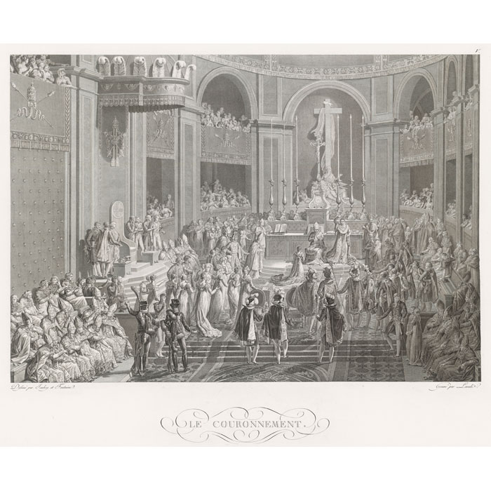 The Coronation - Une estampe d’après Jean-Baptiste Isabey