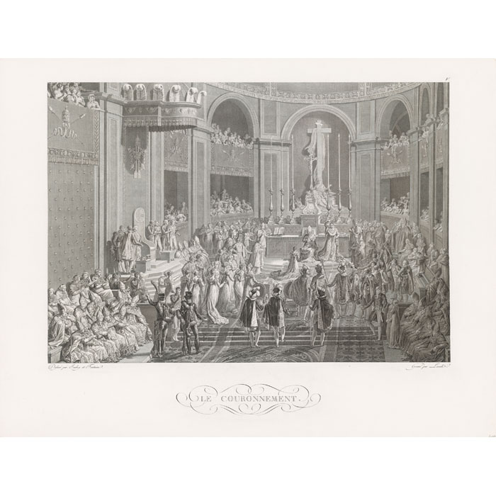 The Coronation - Une estampe d’après Jean-Baptiste Isabey