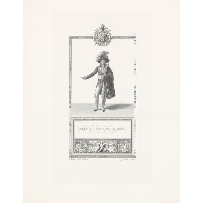 Prince grand dignitaire - Une estampe d’après Jean-Baptiste Isabey